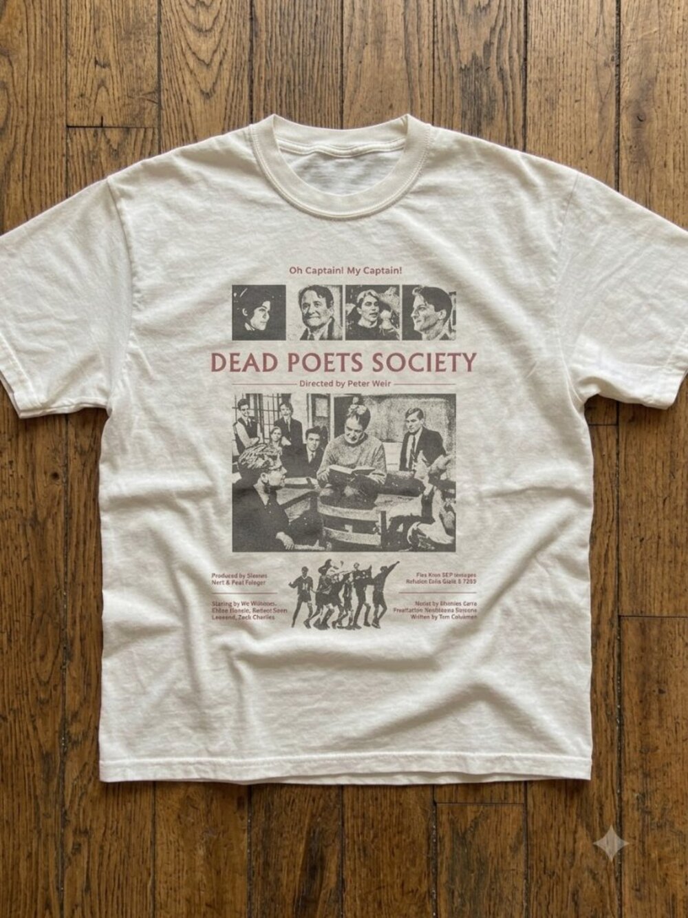 Dead Poets Society tee, Movie Poster Graphic T-Shirt